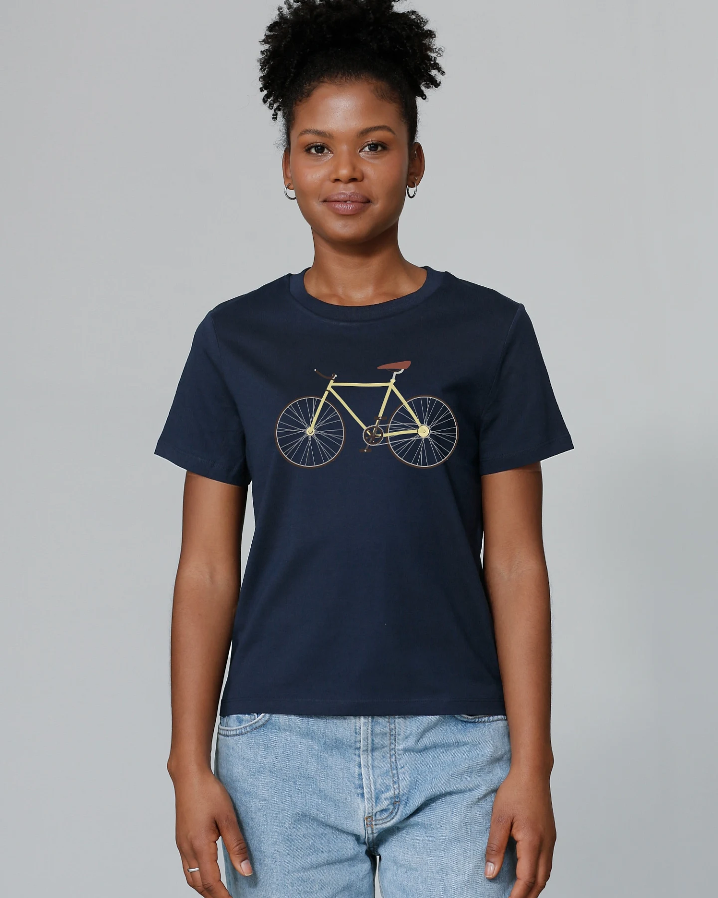 Watapparel T-Shirt Yellow Bike – Ansicht 2