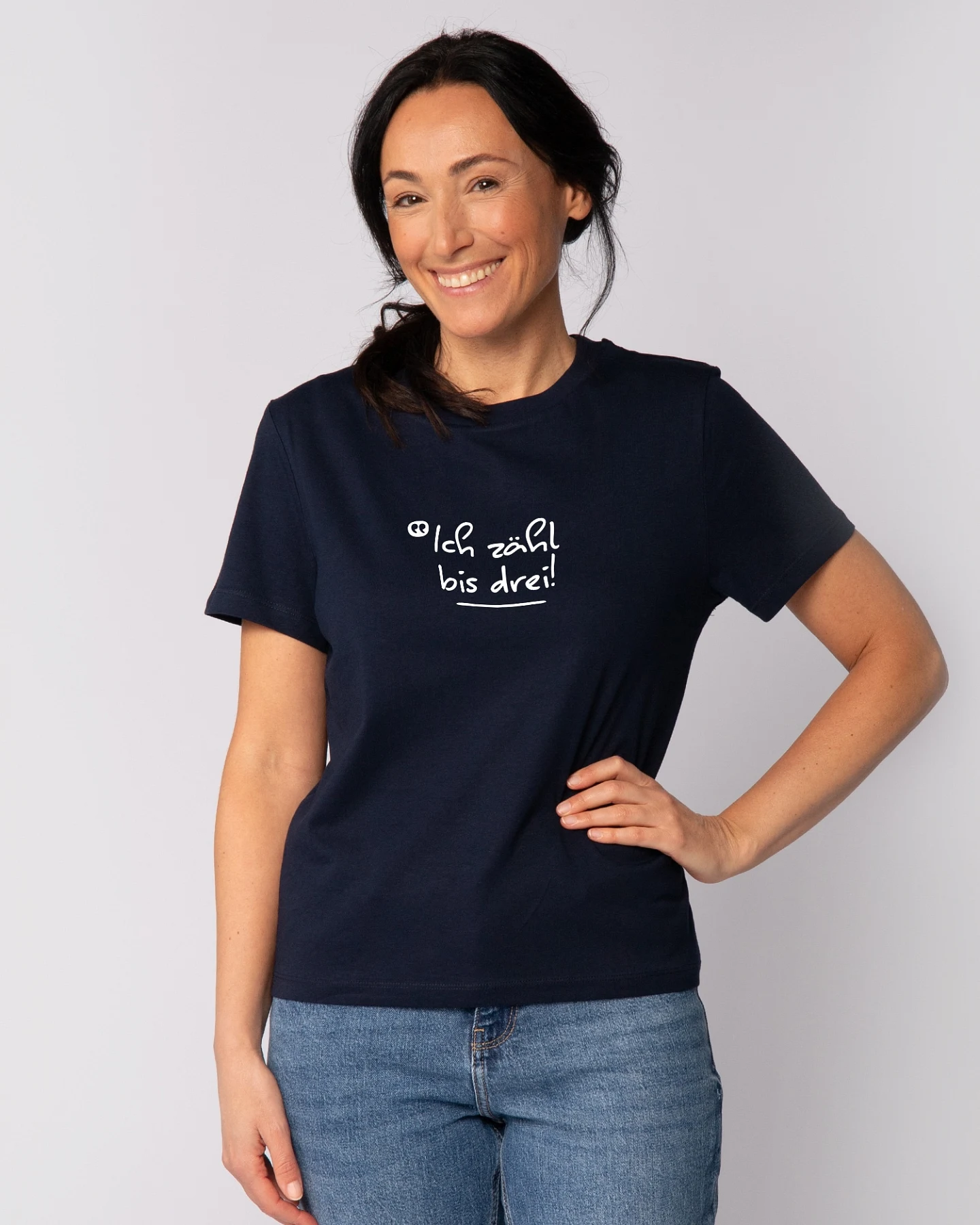 Watapparel T-Shirt Ich Zähl Bis Drei – Ansicht 2