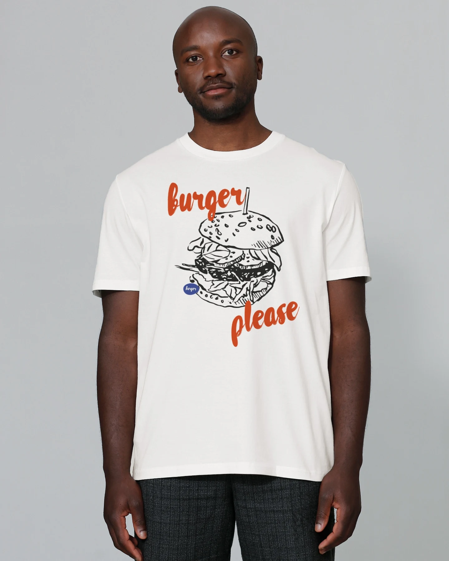 Watapparel T-Shirt Burger Please – Ansicht 2