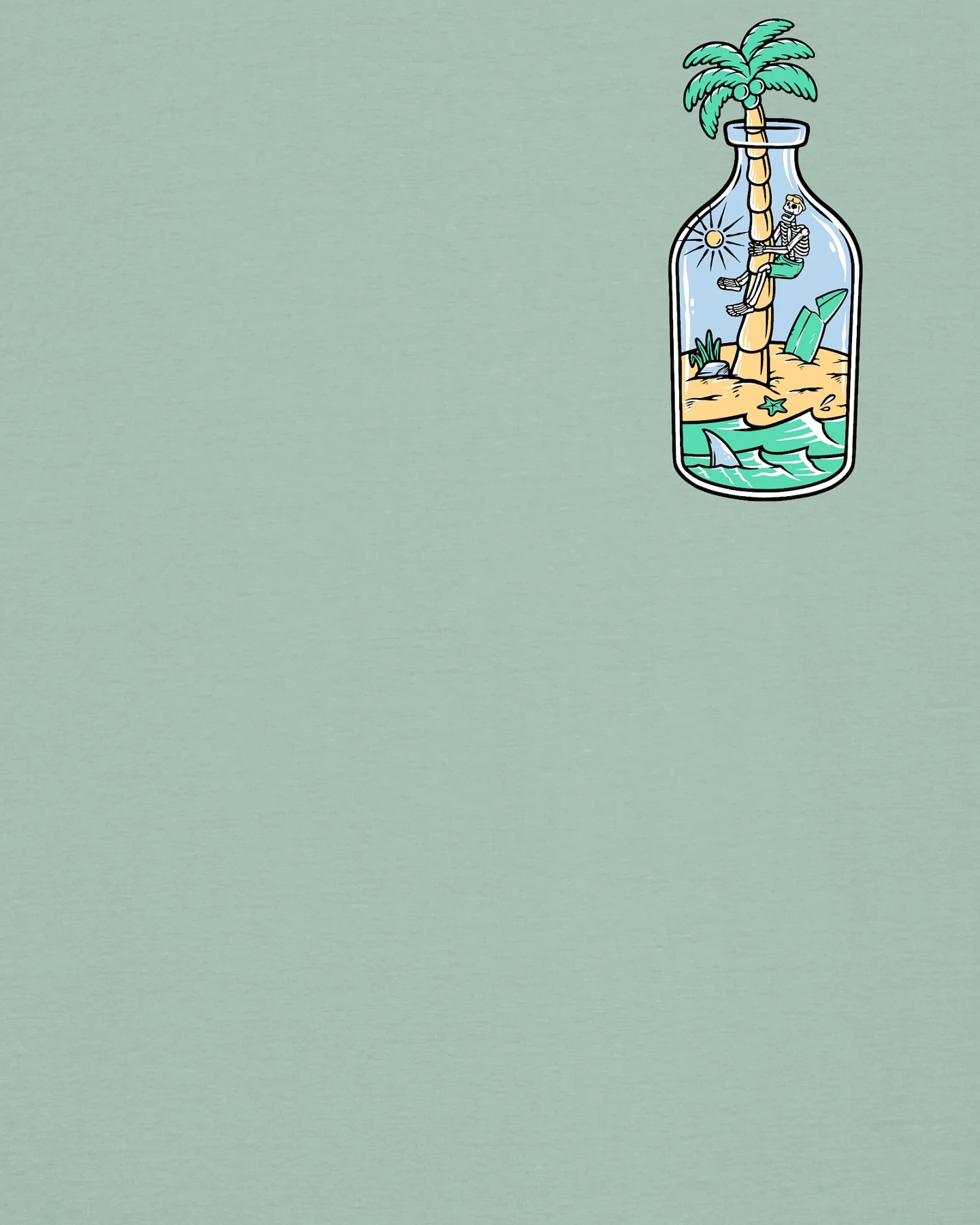 Watapparel T-Shirt Holiday in a bottle – Ansicht 3