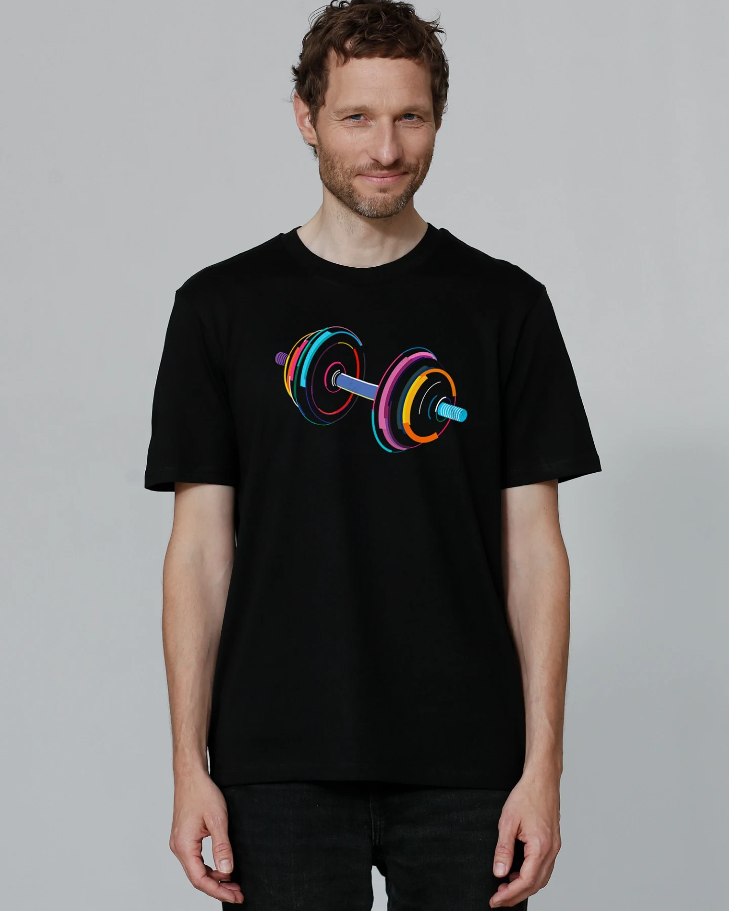 Watapparel T-Shirt 80s Hantel – Ansicht 2