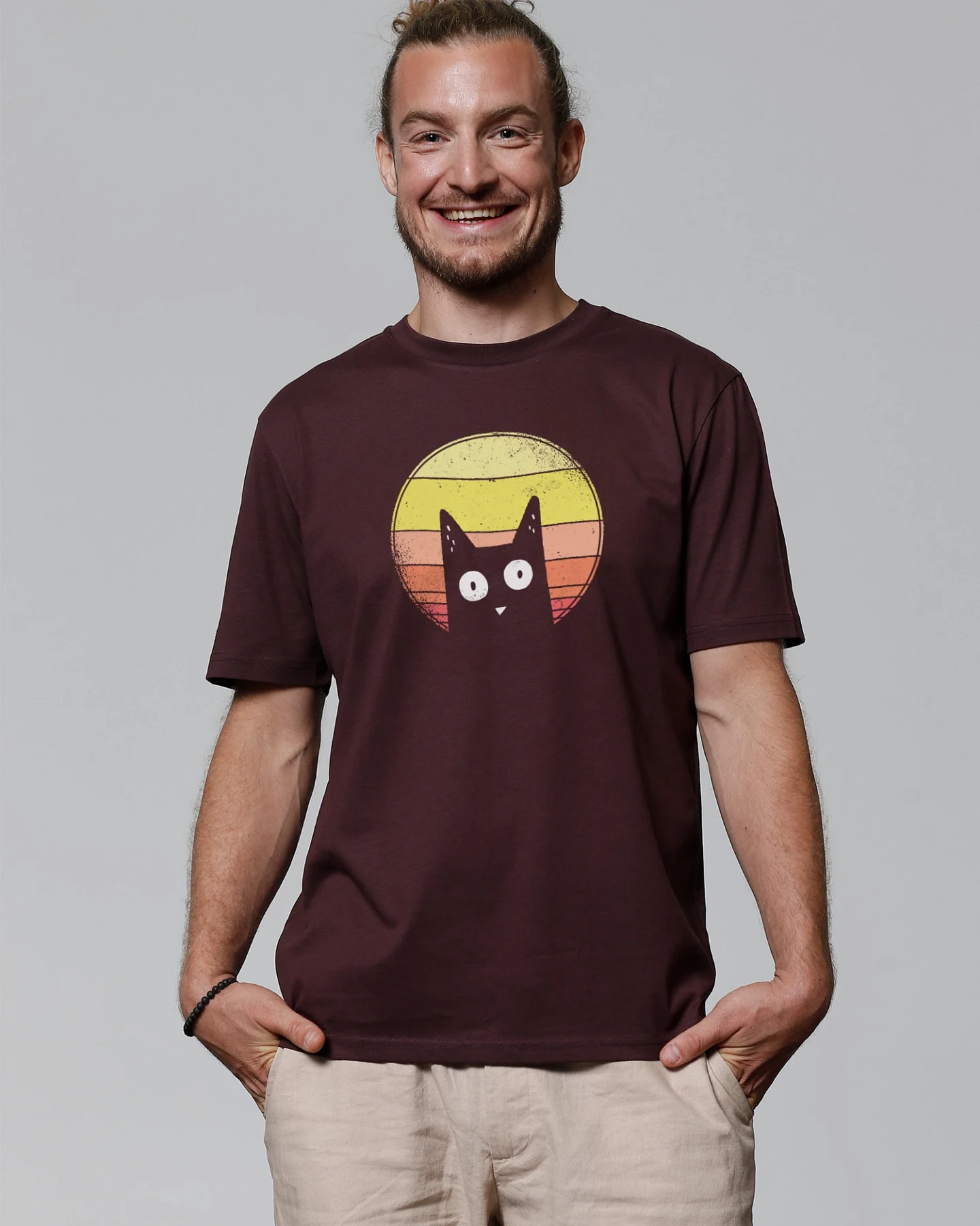 Watapparel T-Shirt Sunset Cat – Ansicht 2