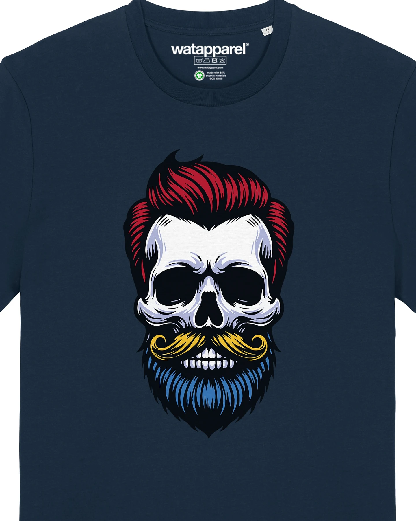 Watapparel T-Shirt Hipster Skull – Ansicht 2