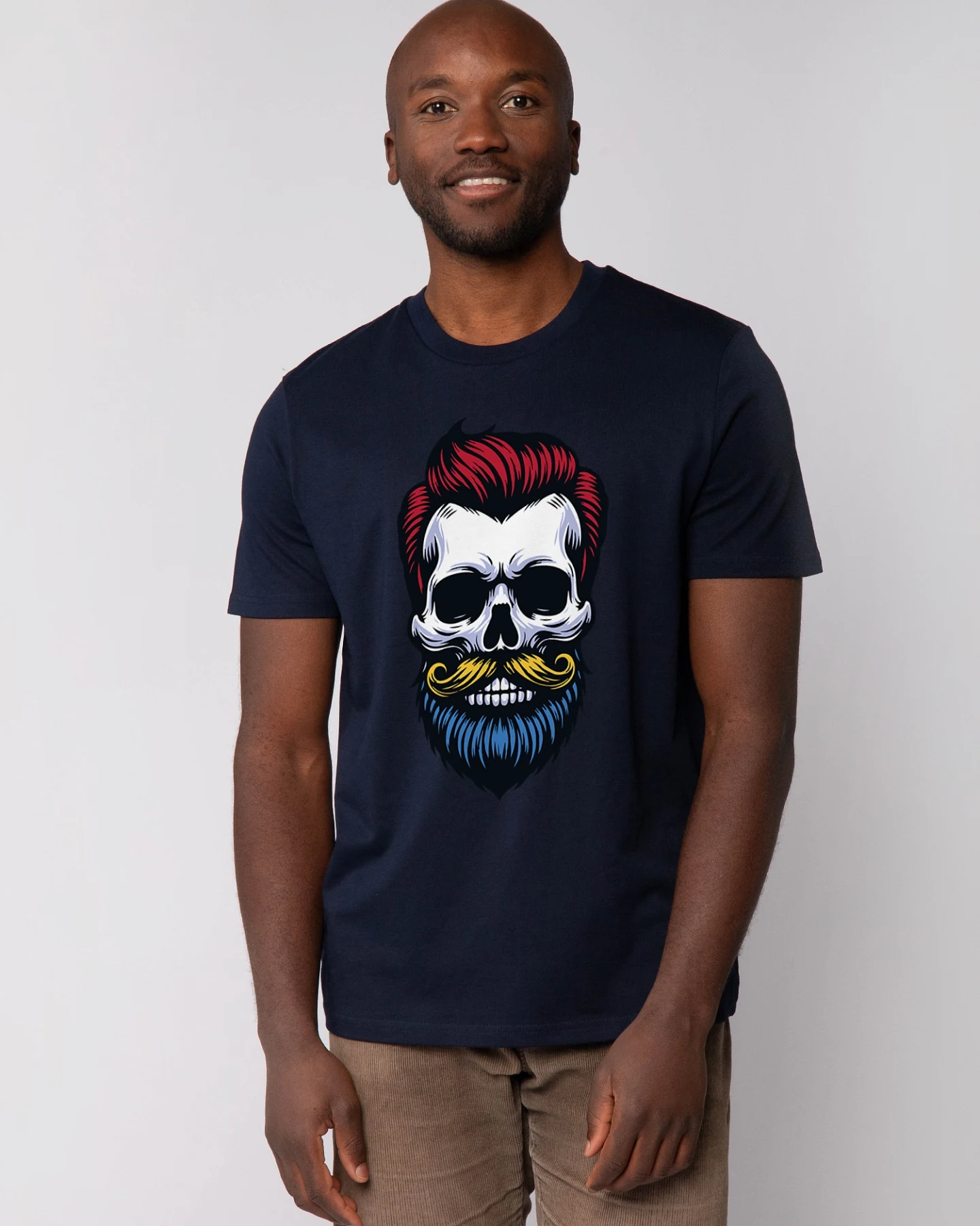 Watapparel T-Shirt Hipster Skull – Ansicht 4