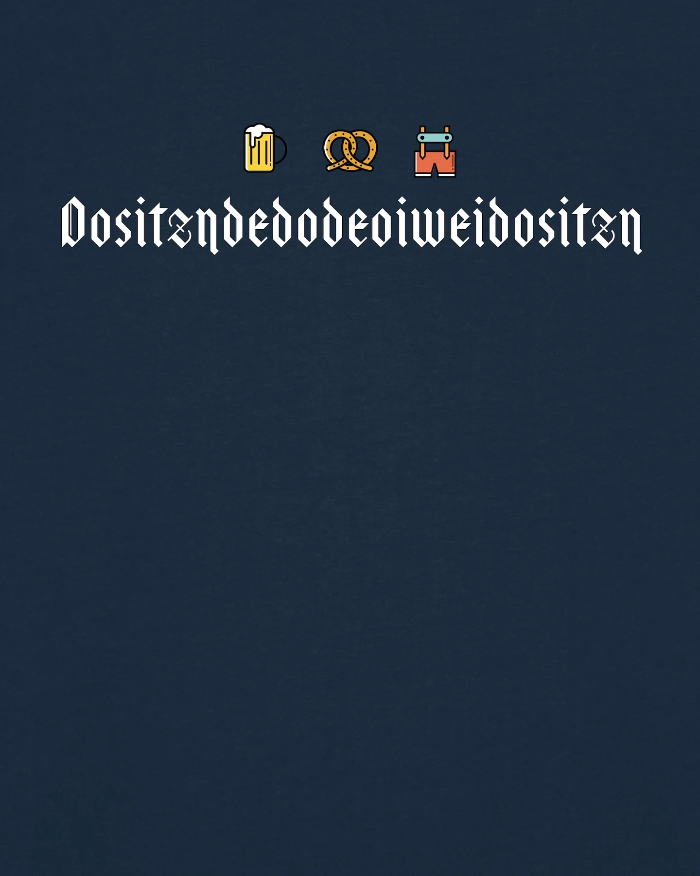 Watapparel Shirt Dositzndedodeoiweidositzn – Ansicht 3