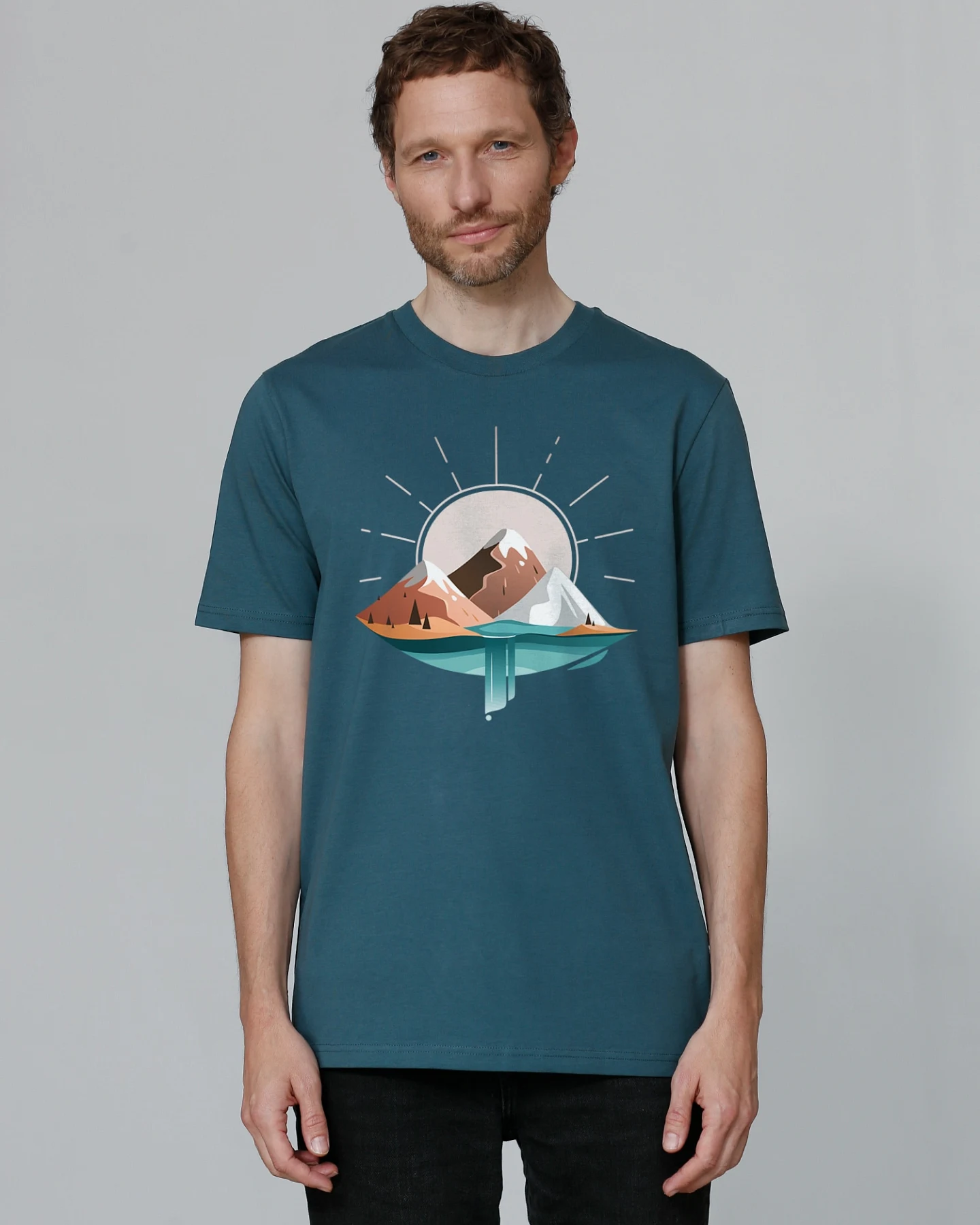 Watapparel T-Shirt Sunrise & Lake – Ansicht 2