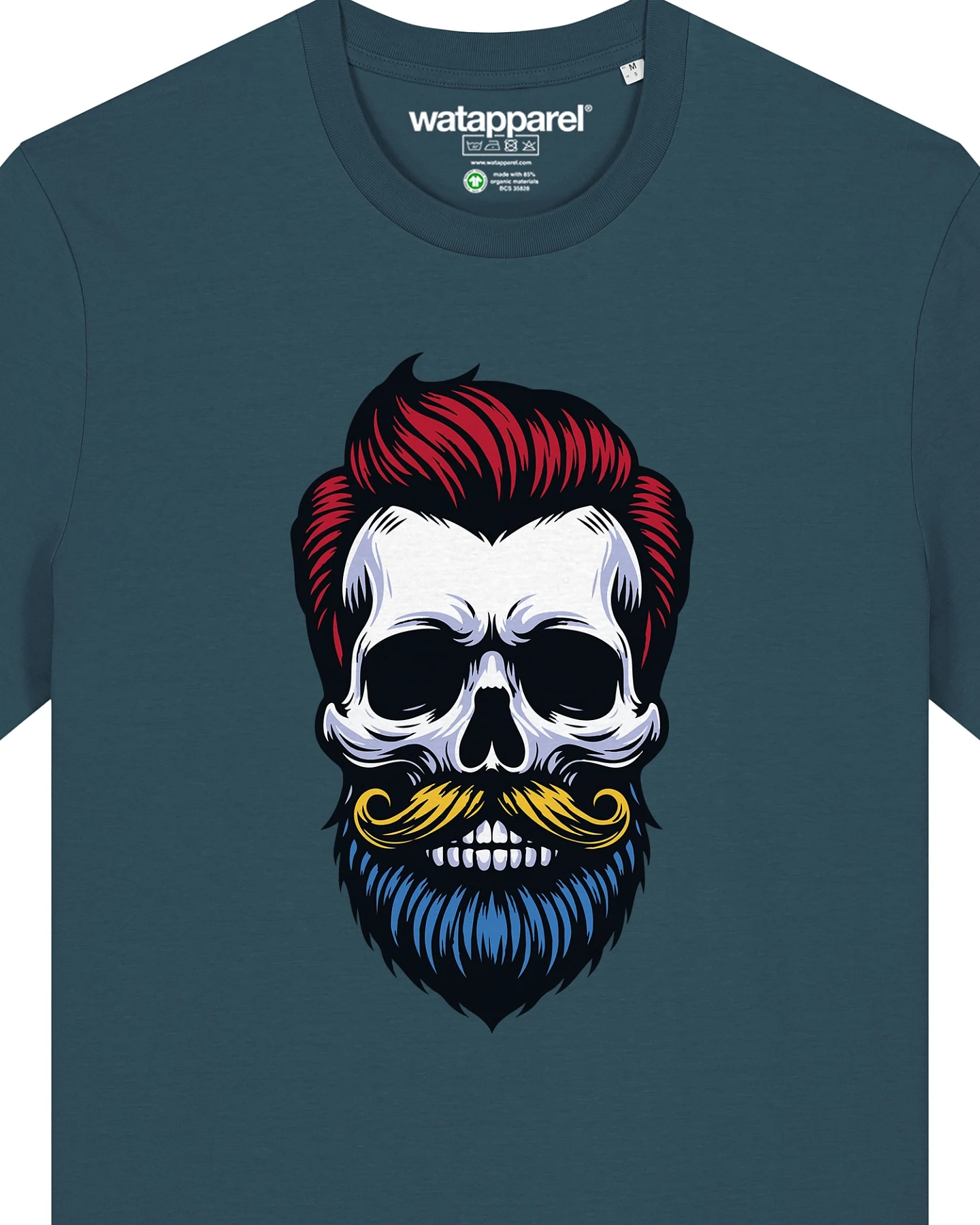 Watapparel Shirt Hipster Skull – Ansicht 2