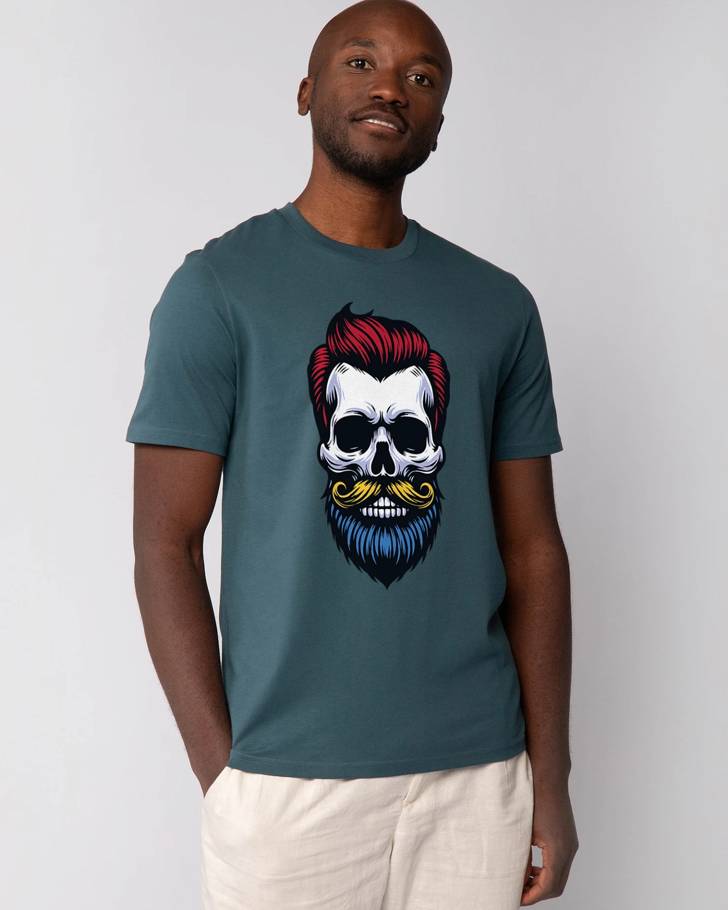 Watapparel Shirt Hipster Skull – Ansicht 4