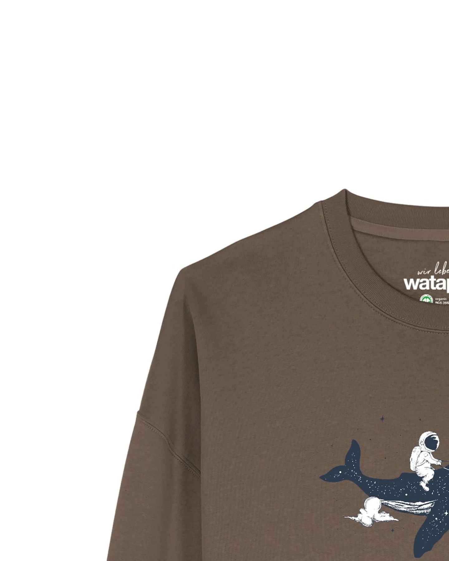 Watapparel Sweatshirt Spacewhale – Ansicht 3