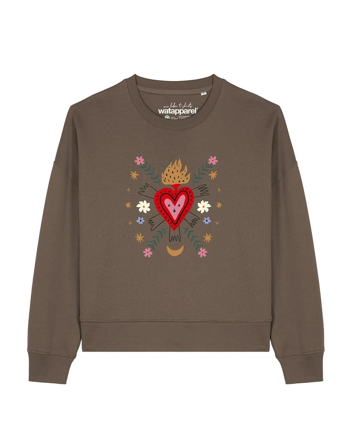Watapparel Sweatshirt Love and flex