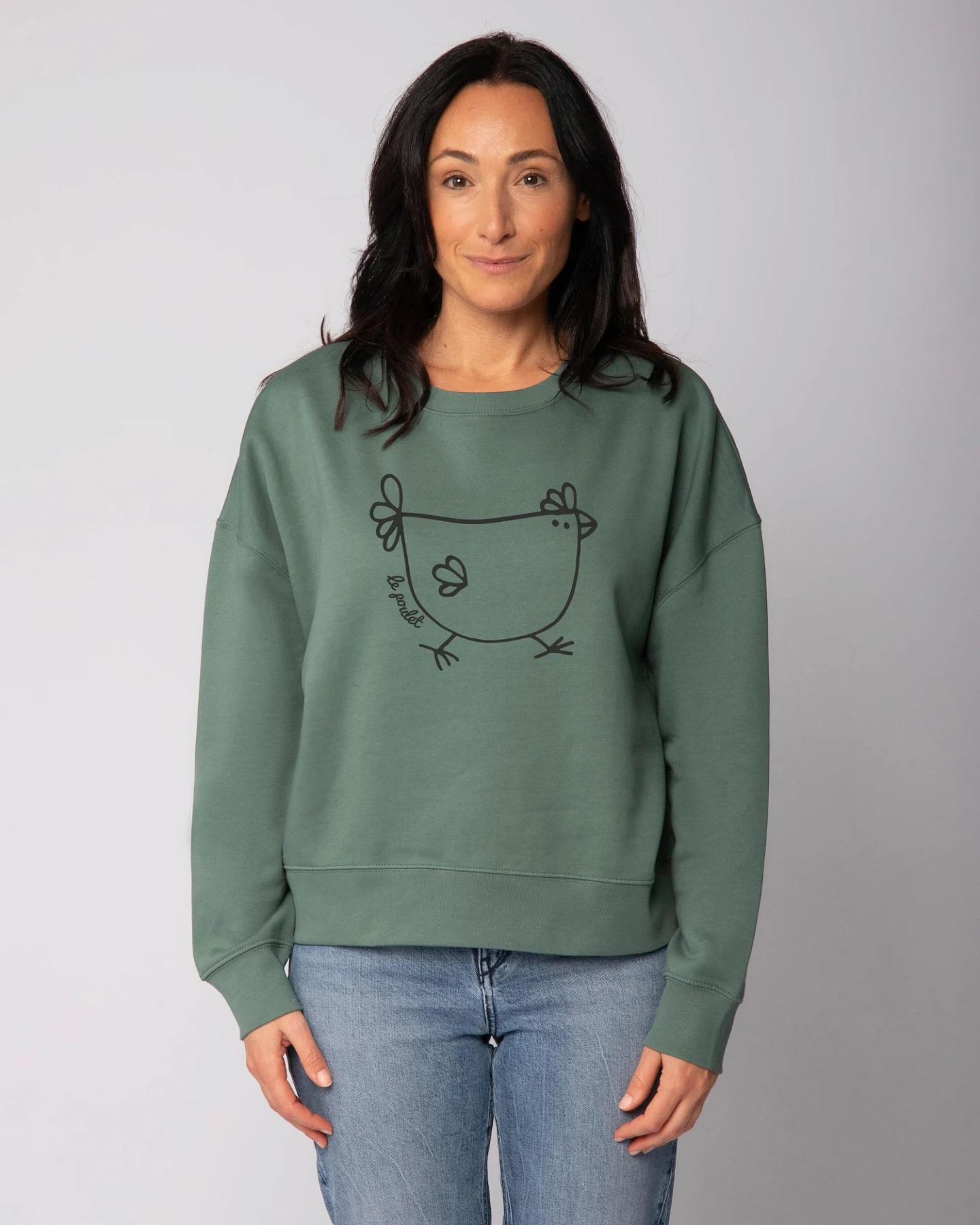 Watapparel Sweatshirt Le poulet – Ansicht 2