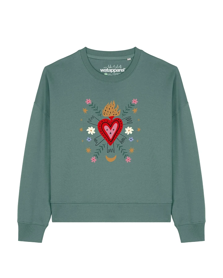 Watapparel Sweatshirt Love and flex