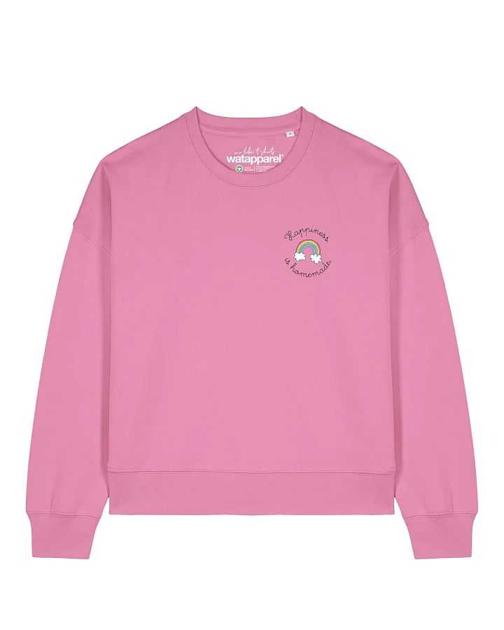 Watapparel Sweatshirt Happiness is homemade