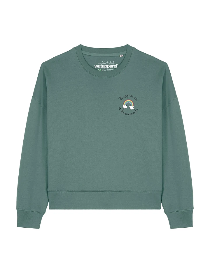Watapparel Sweatshirt Happiness is homemade