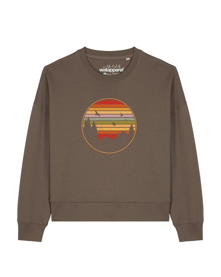 Watapparel Sweatshirt Sunset Berge & Tannen