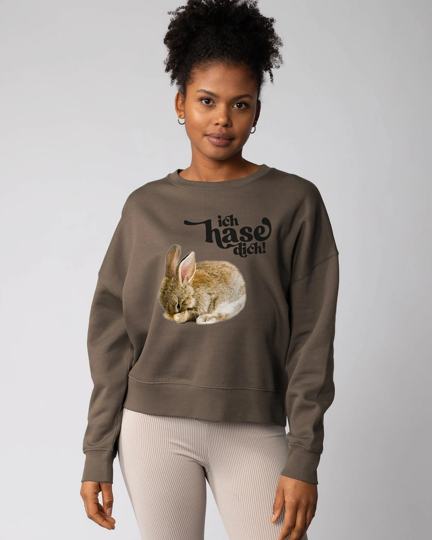Watapparel Sweatshirt Ich hase dich! – Ansicht 2