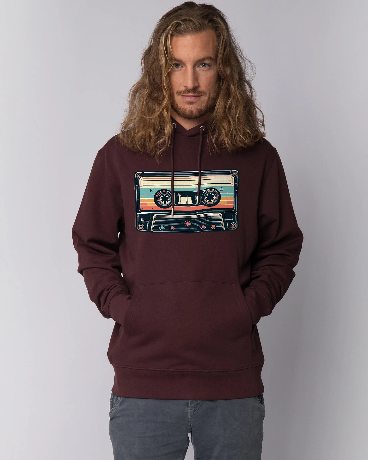 Watapparel Sweatshirt Retro Kassette – Ansicht 2
