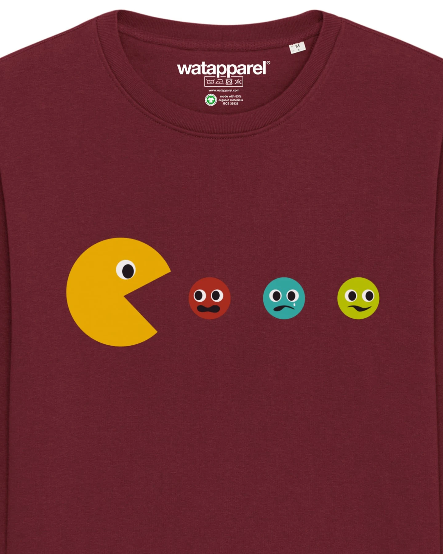 Watapparel Sweatshirt Pacmännchen – Ansicht 3