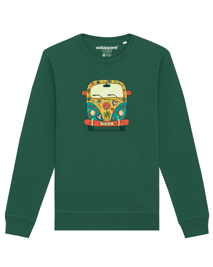 Watapparel Sweatshirt Hippies Bus