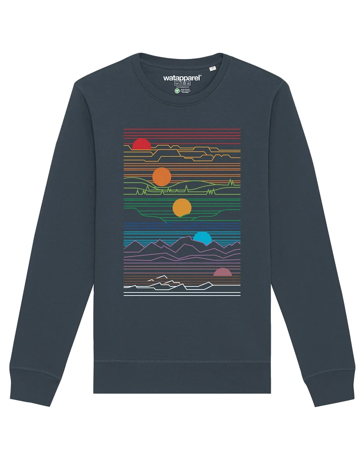 Watapparel Sweatshirt Sun And Moon
