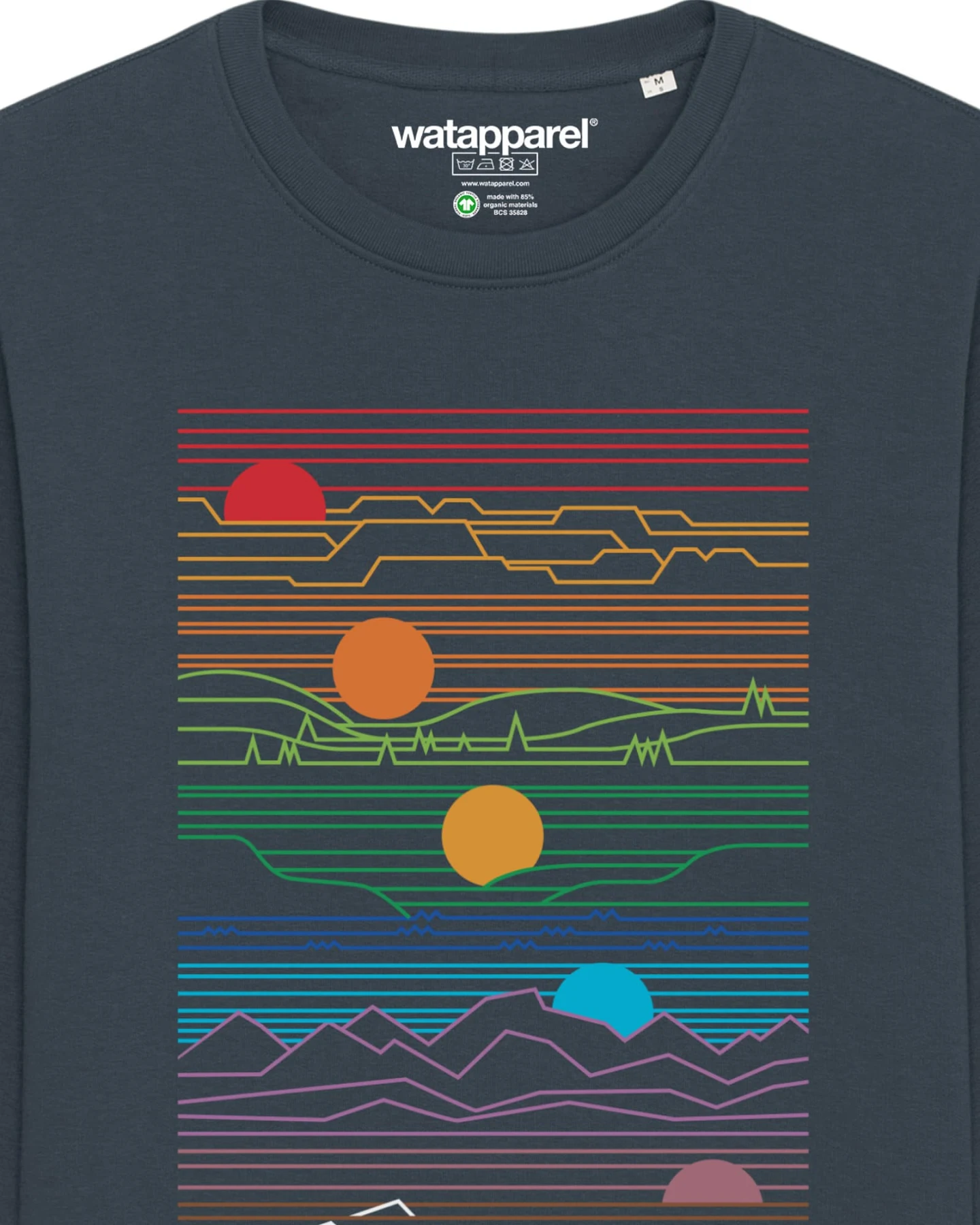 Watapparel Sweatshirt Sun And Moon – Ansicht 3
