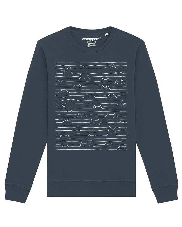 Watapparel Sweatshirt Doodle Cats