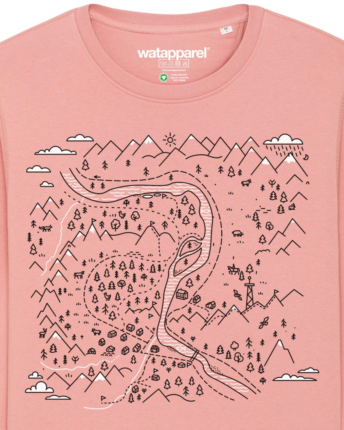 Watapparel Sweatshirt Landschaft – Ansicht 3