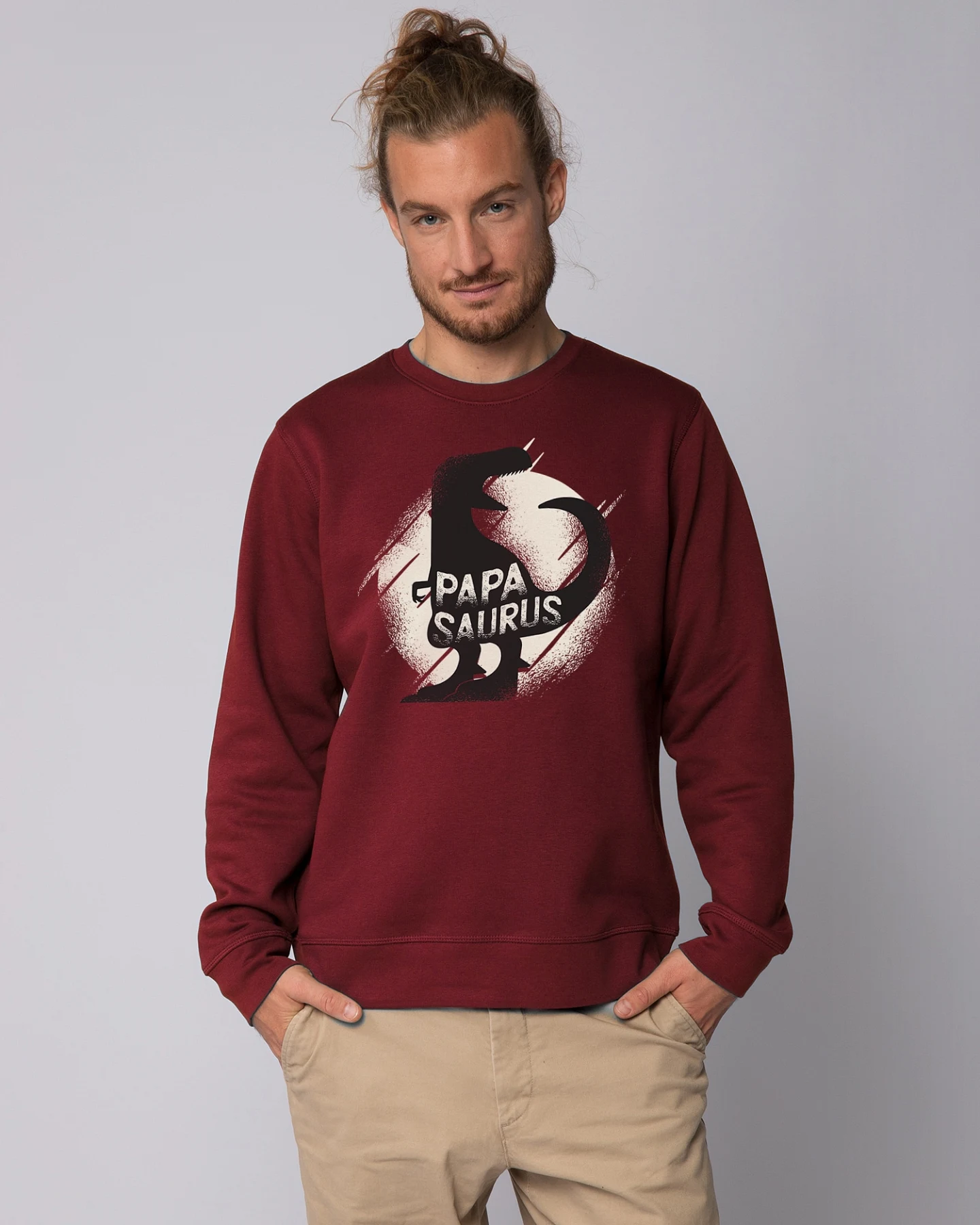 Watapparel Sweatshirt Papasaurus – Ansicht 2