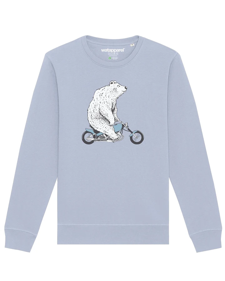 Watapparel Sweatshirt Bär auf Bike
