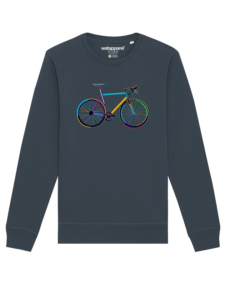 Watapparel Sweatshirt Fahrrad by night