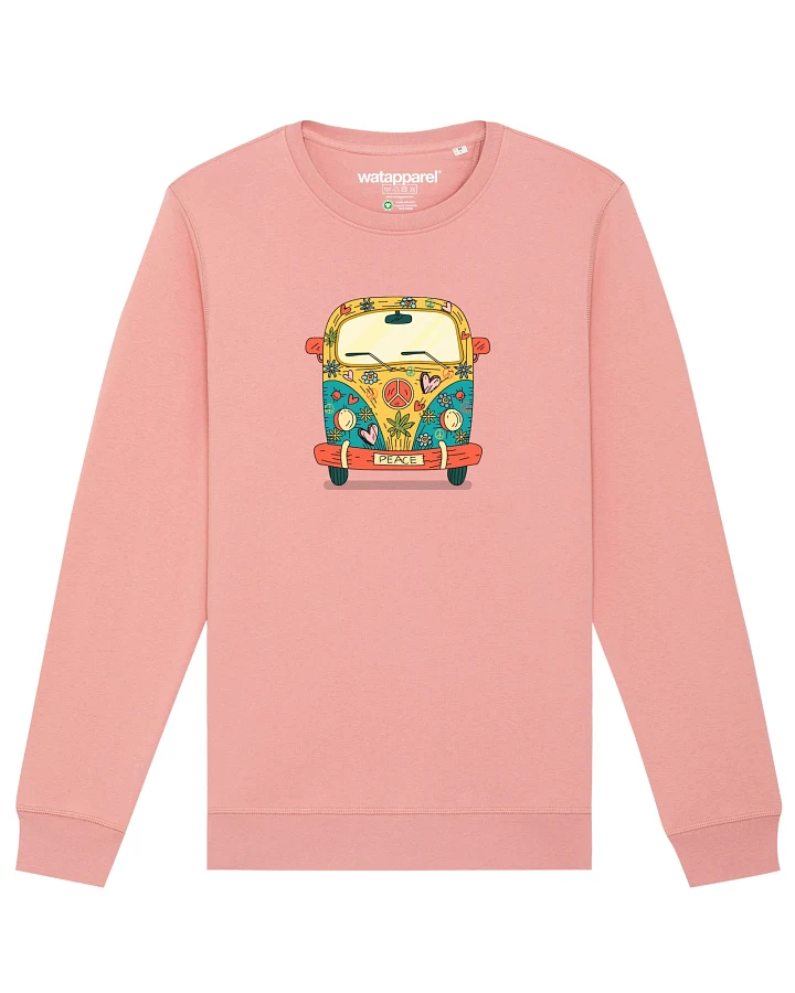 Watapparel Sweatshirt Hippies Bus