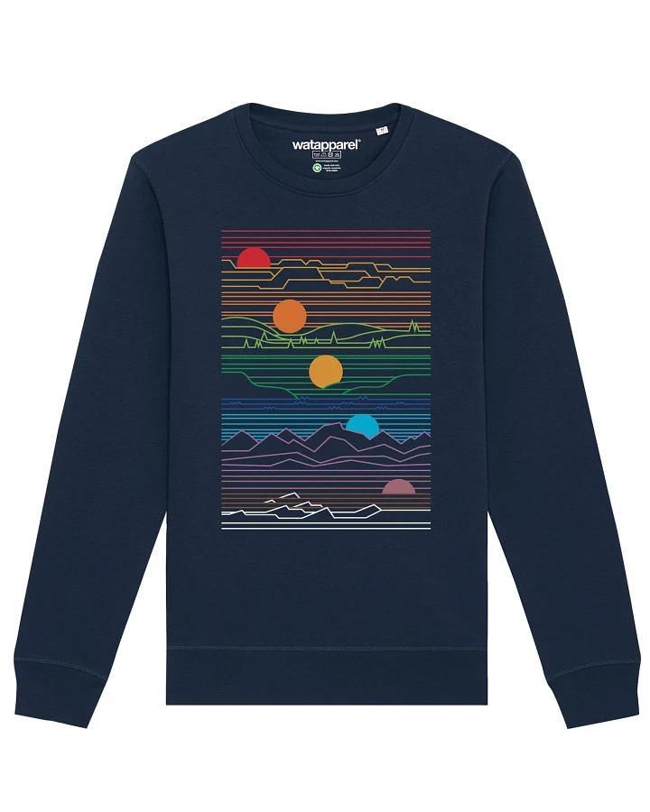 Watapparel Sweatshirt Sun And Moon