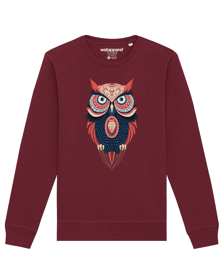 Watapparel Sweatshirt Colorful Owl