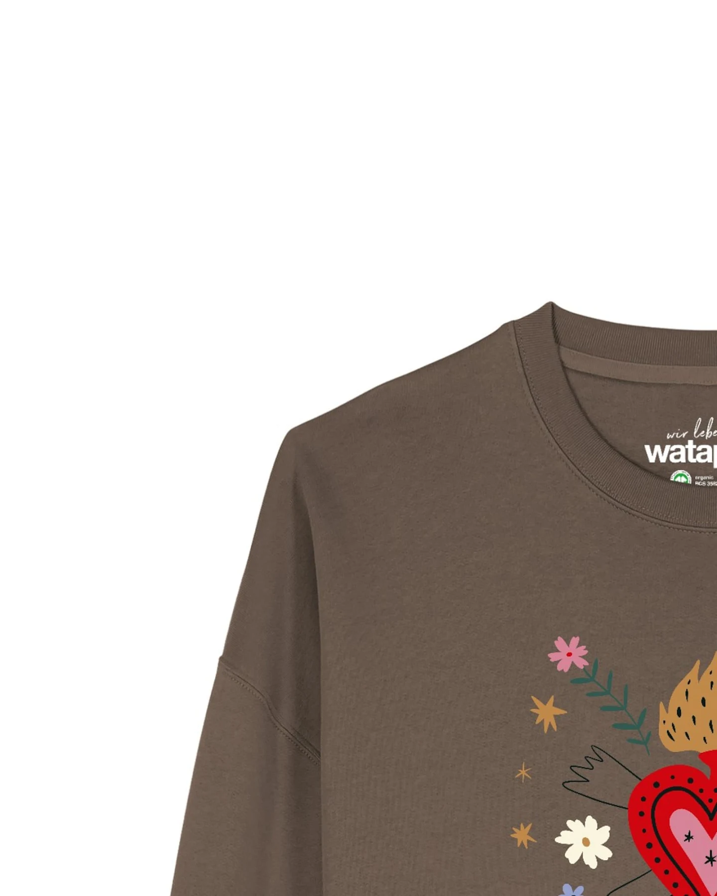 Watapparel Sweatshirt Love and flex – Ansicht 3