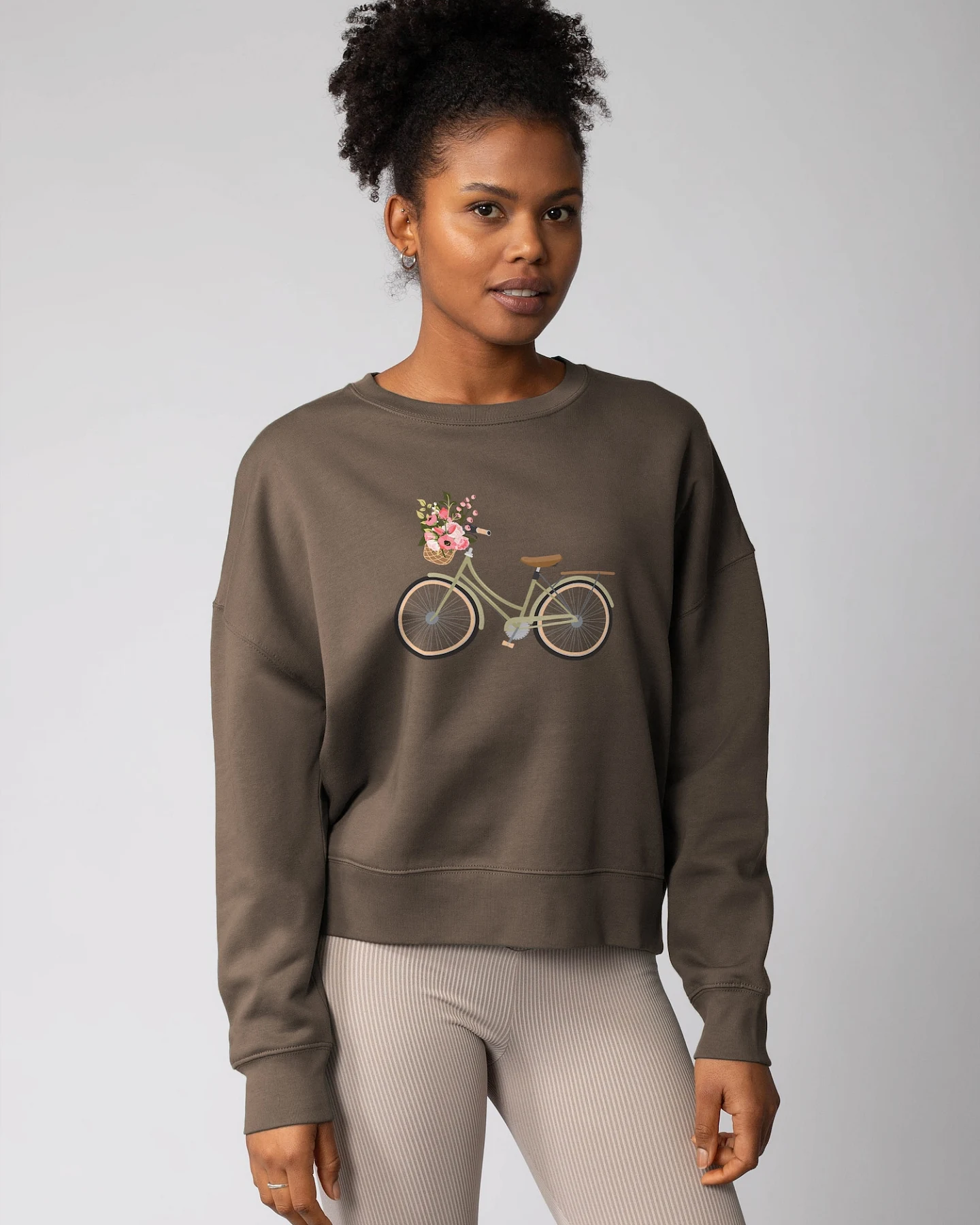 Watapparel Sweatshirt Damenfahrrad – Ansicht 2