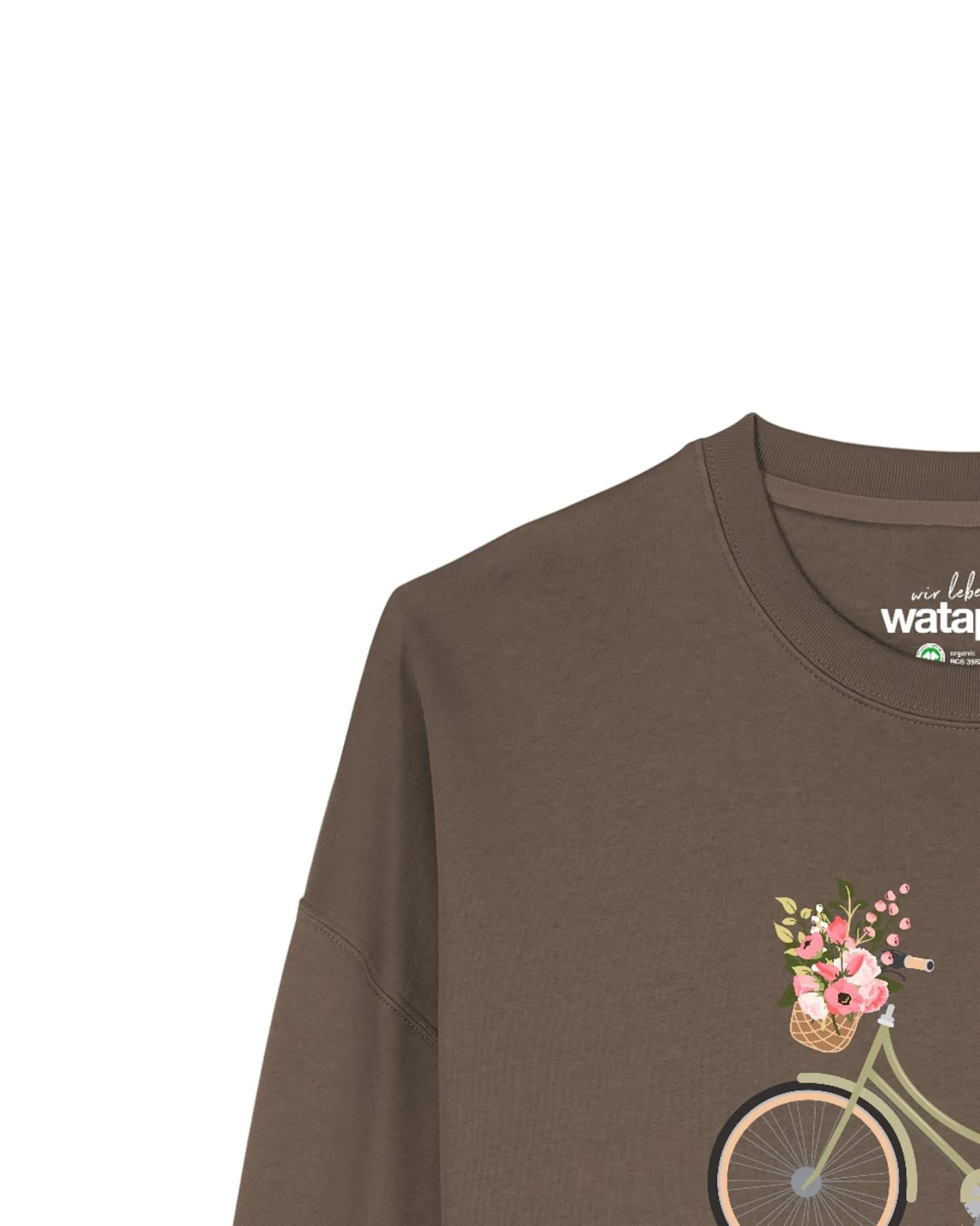 Watapparel Sweatshirt Damenfahrrad – Ansicht 3