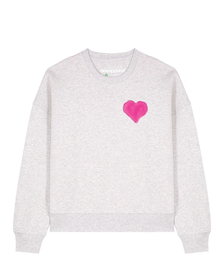 Watapparel Sweatshirt Pink Heart