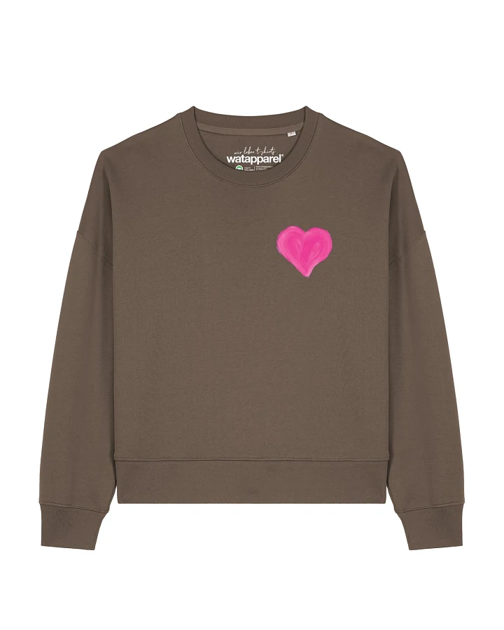 Watapparel Sweatshirt Pink Heart