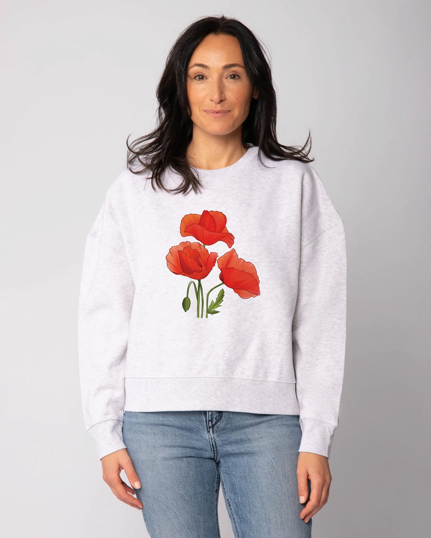 Watapparel Sweatshirt Poppy Flowers – Ansicht 2