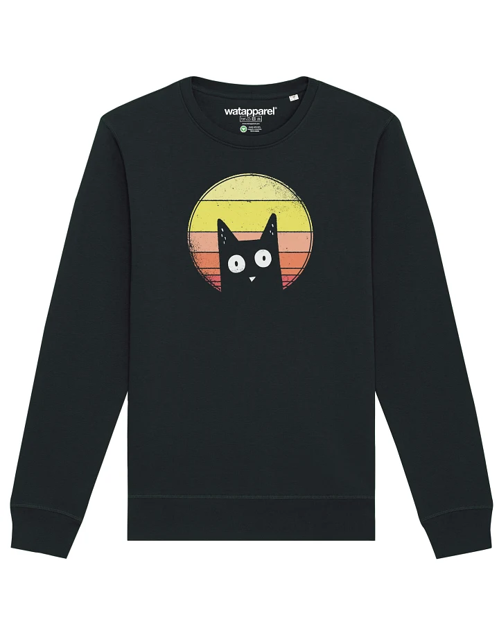 Watapparel Sweatshirt Sunset Cat