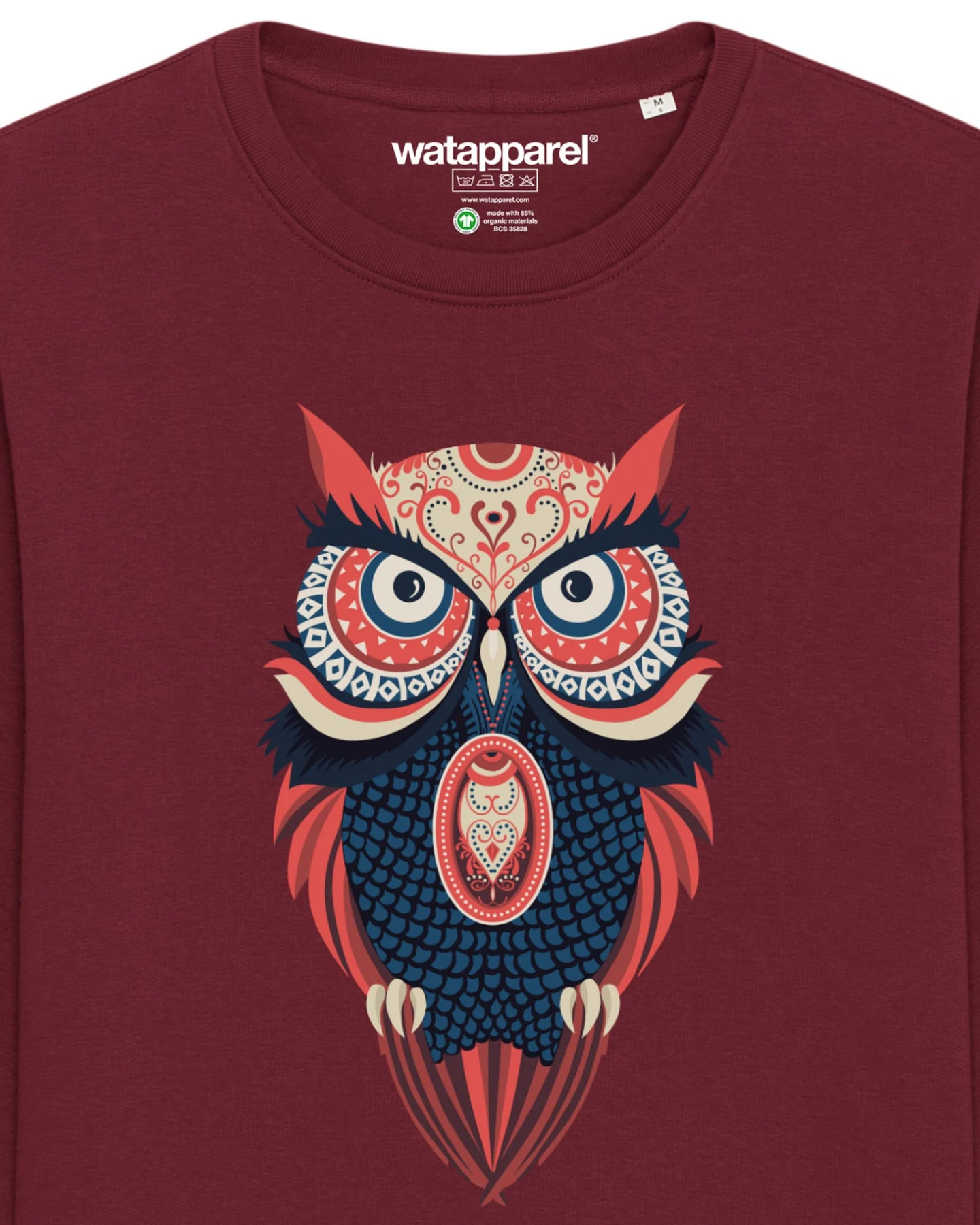 Watapparel Sweatshirt Colorful Owl – Ansicht 3