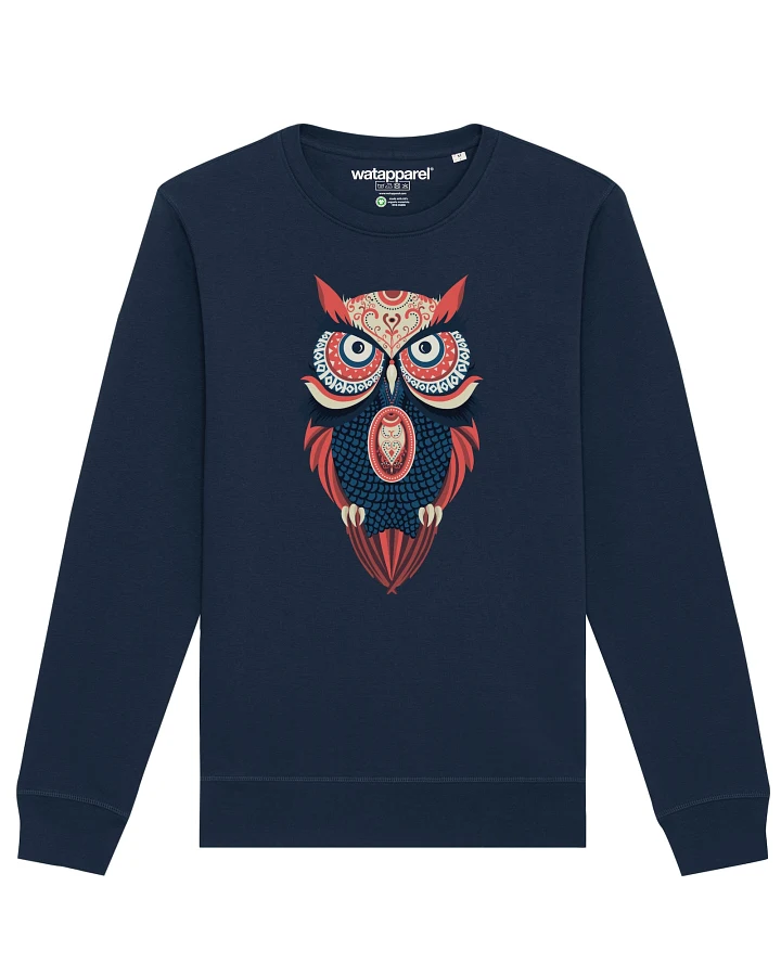 Watapparel Sweatshirt Colorful Owl