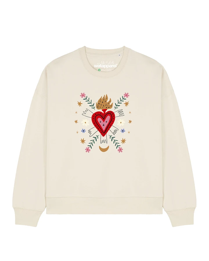 Watapparel Sweatshirt Love and flex