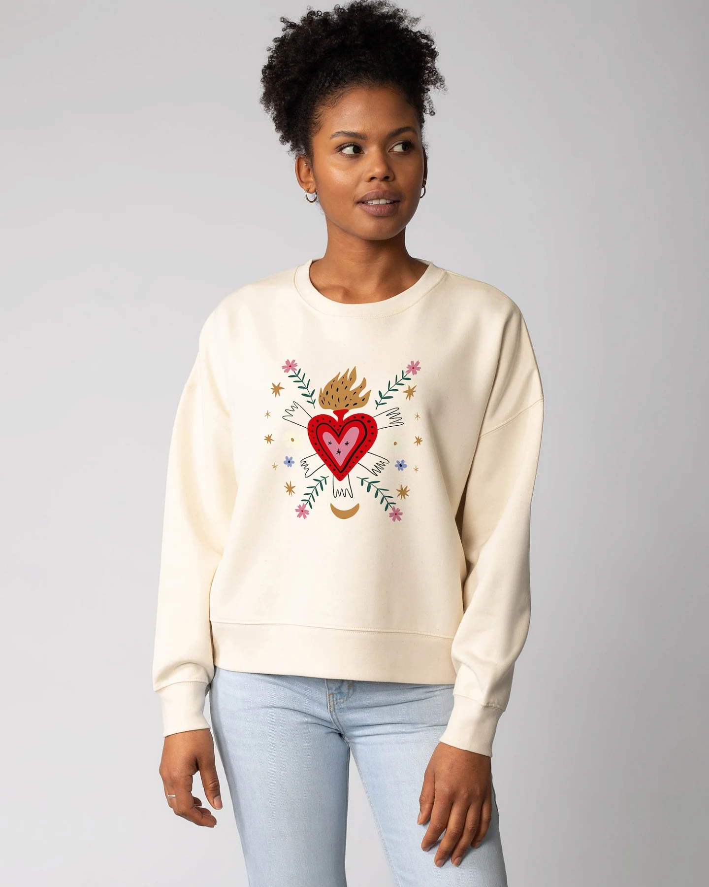 Watapparel Sweatshirt Love and flex – Ansicht 2