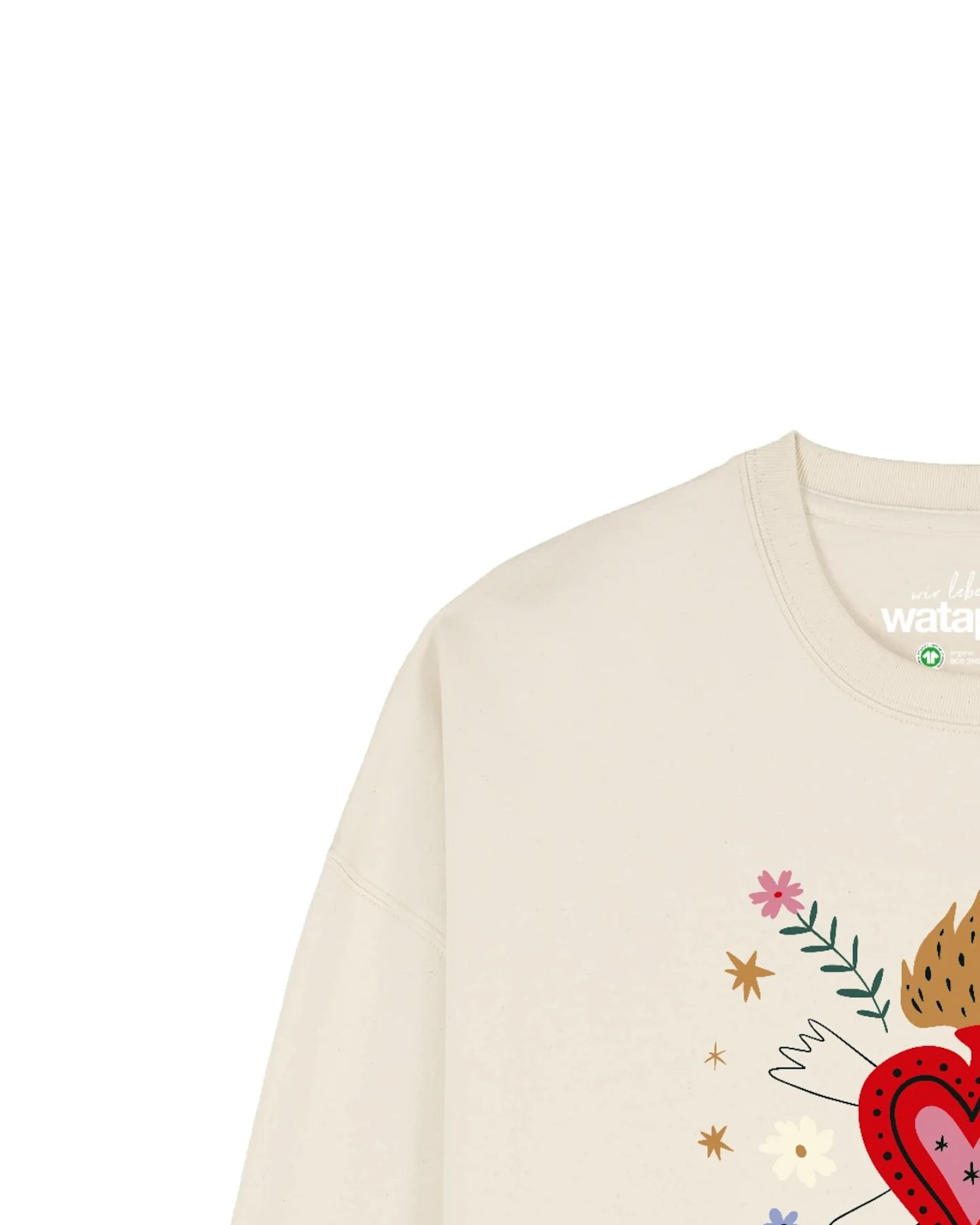 Watapparel Sweatshirt Love and flex – Ansicht 3