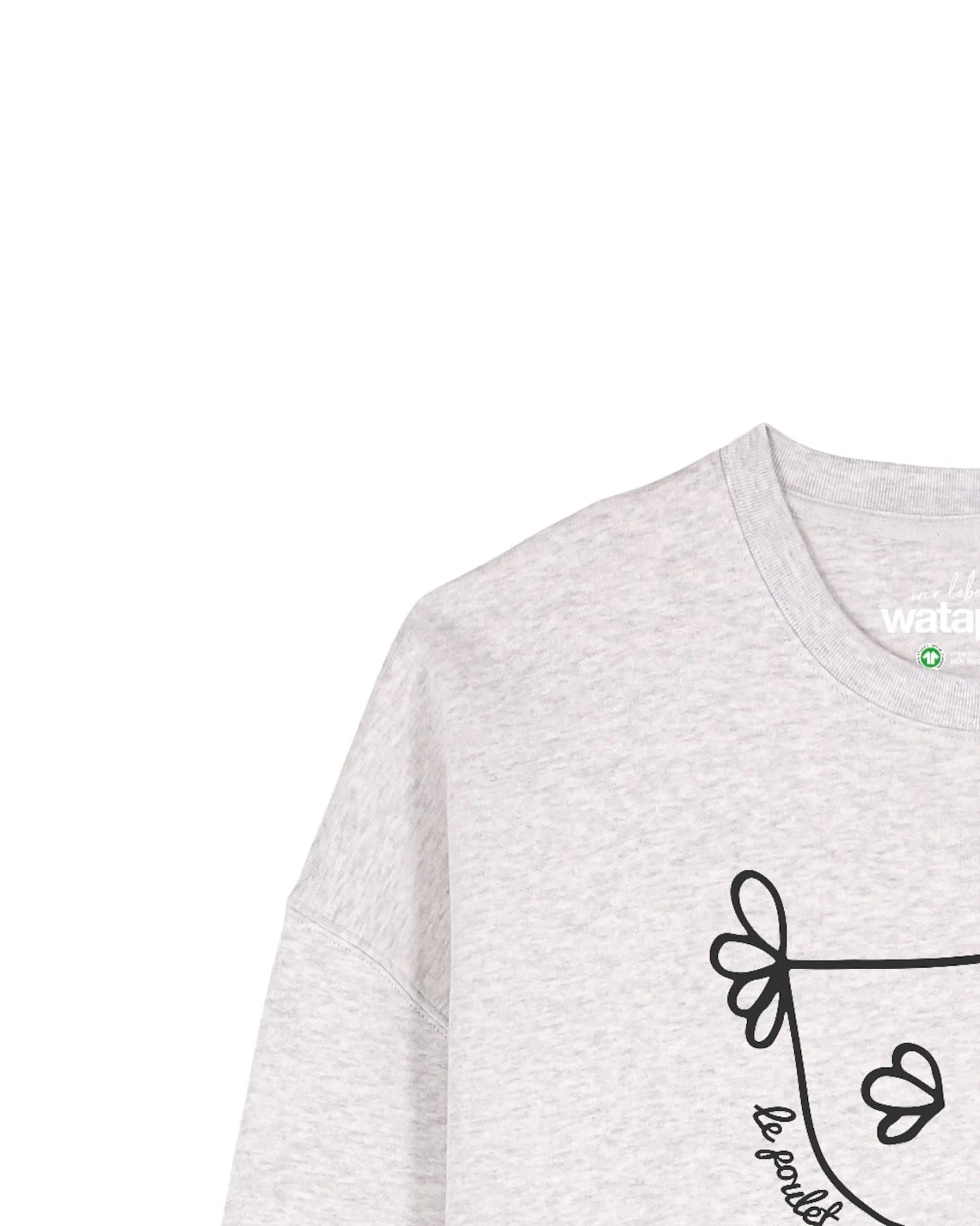 Watapparel Sweatshirt Le poulet – Ansicht 3