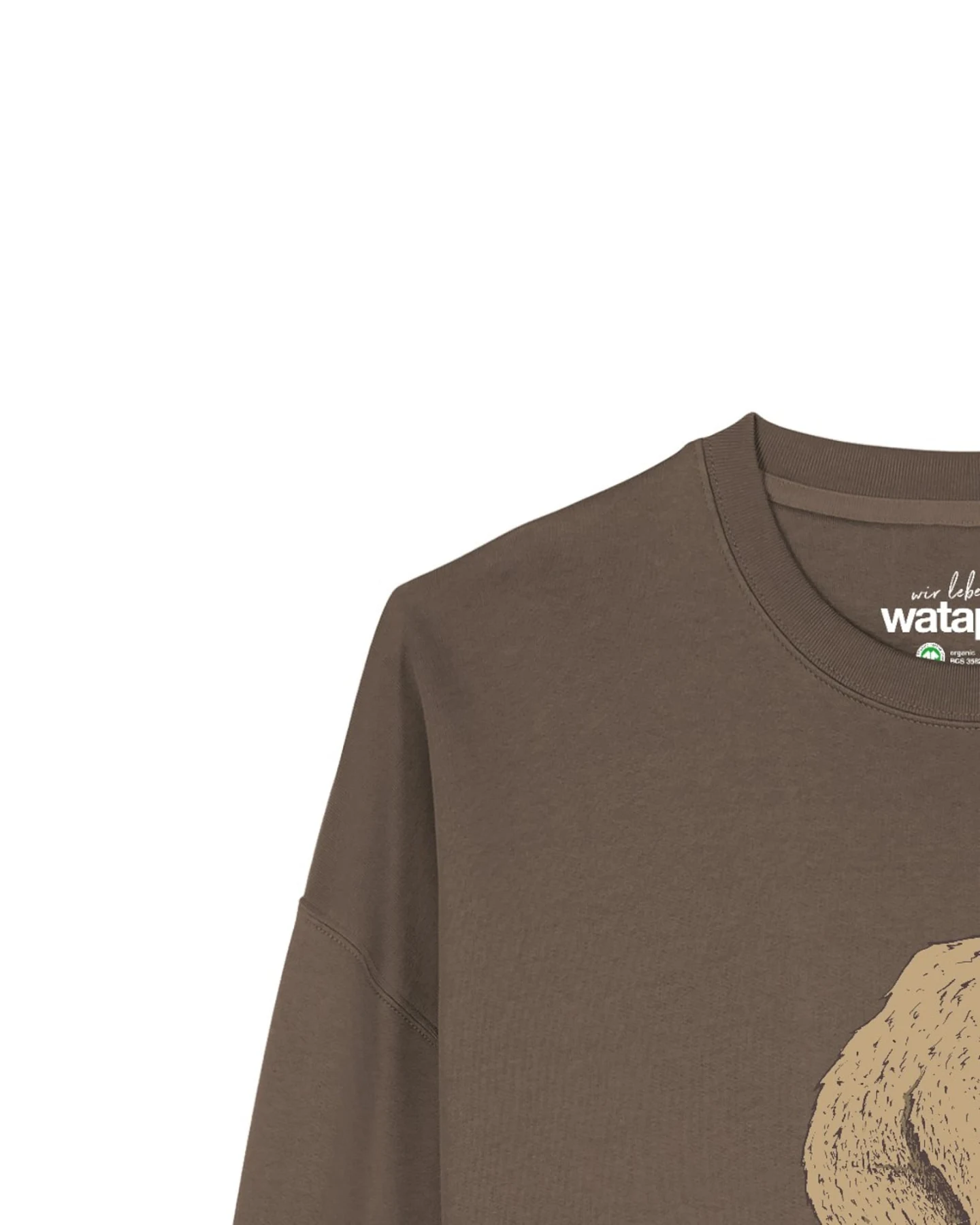 Watapparel Sweatshirt Fahrradbär – Ansicht 3
