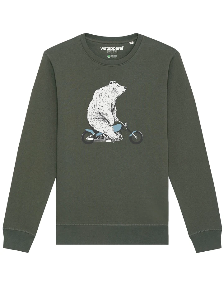 Watapparel Sweatshirt Bär auf Bike