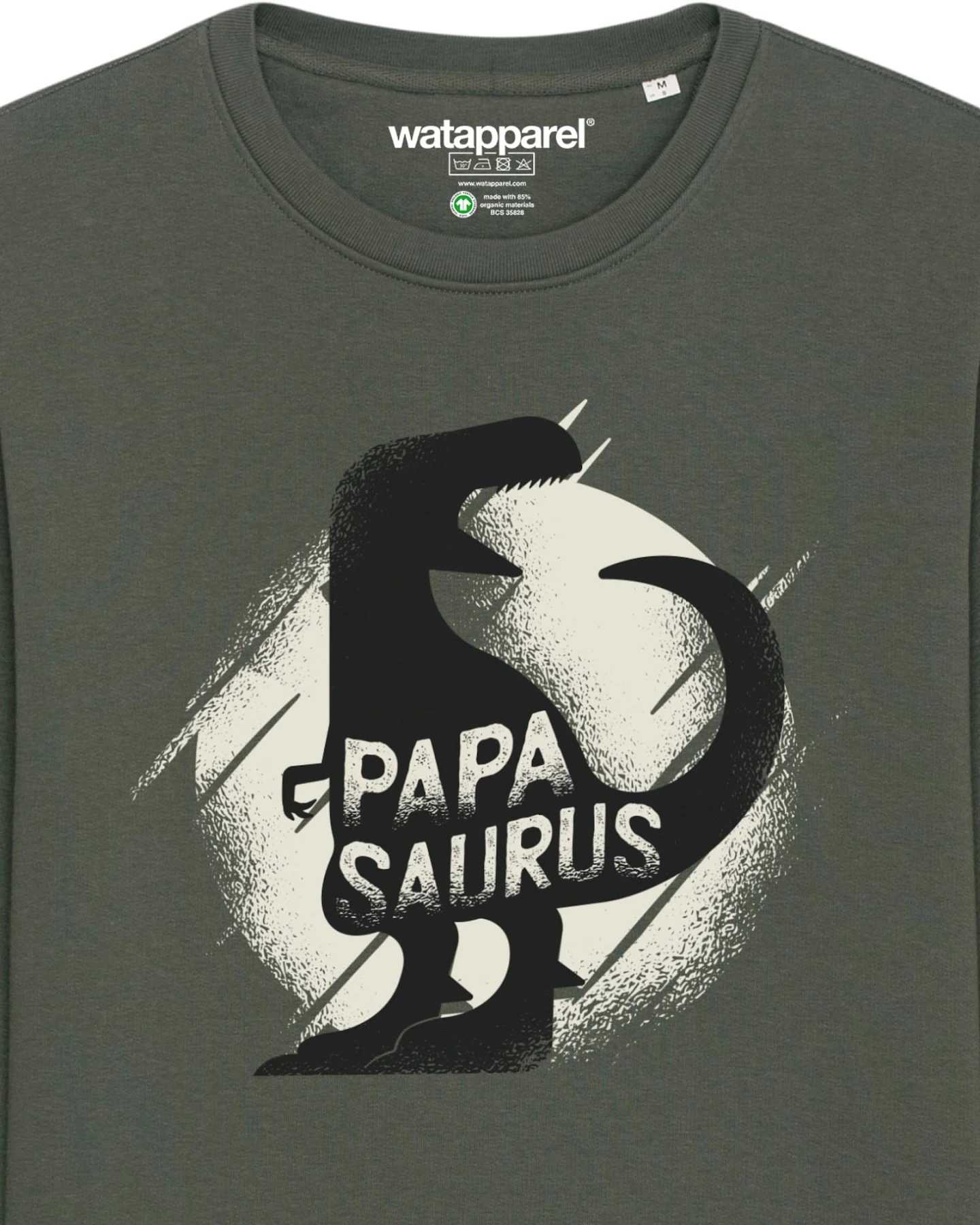 Watapparel Sweatshirt Papasaurus – Ansicht 3