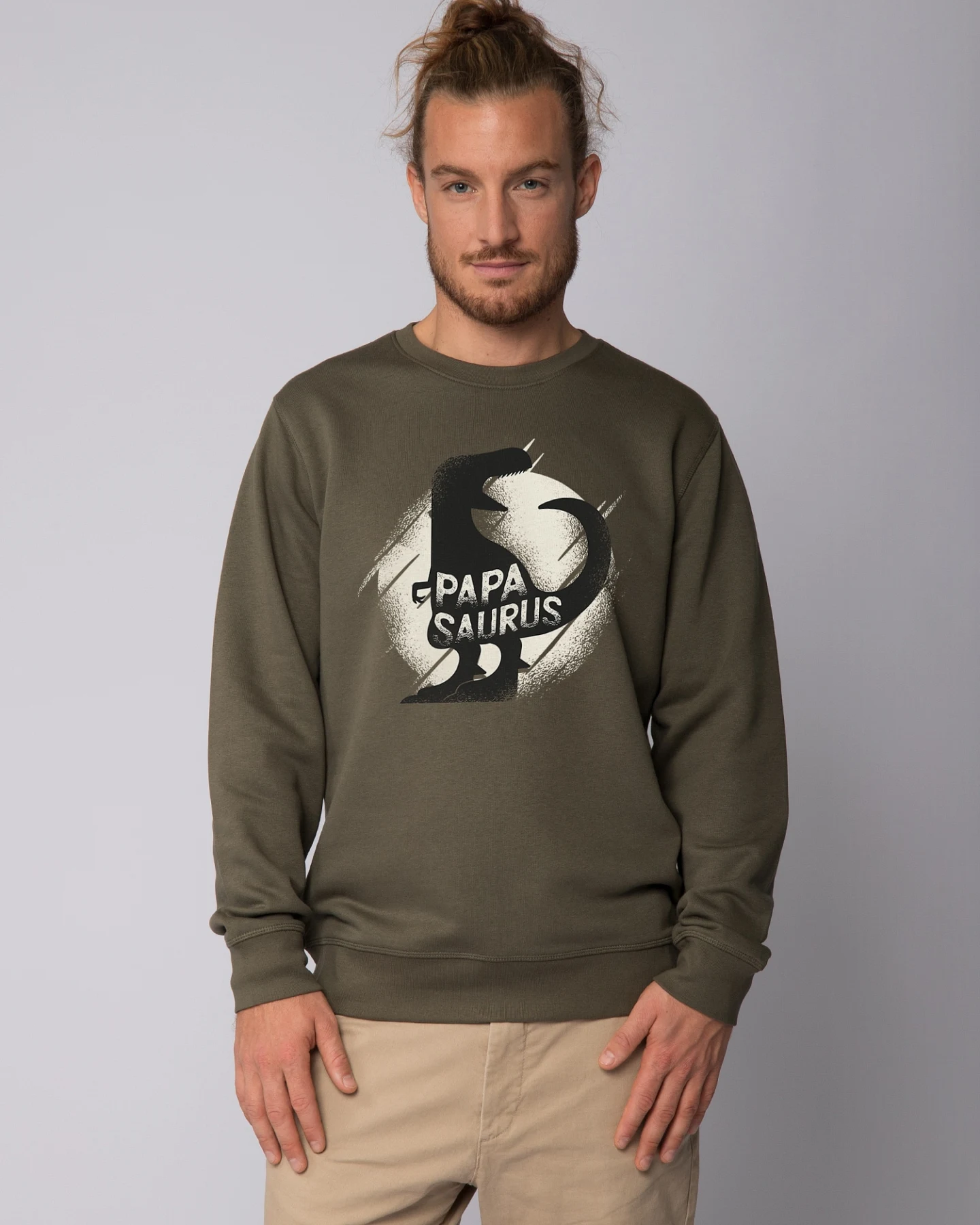 Watapparel Sweatshirt Papasaurus – Ansicht 2